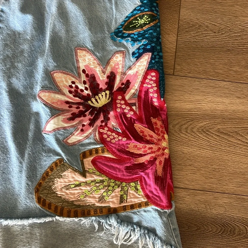 Farm Rio Embroidered Jeans - Picture 3 of 9